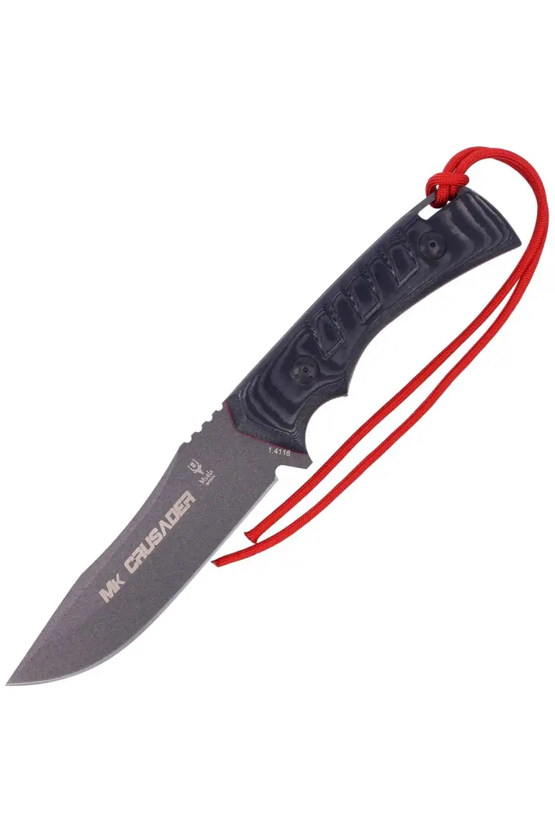Nóż Muela Crusader Black Micarta, Black Blade 125mm (CRUSADER-13M.N)