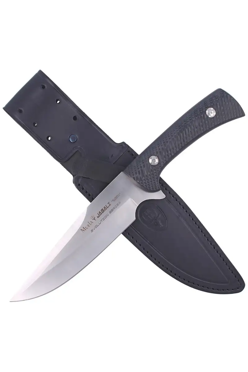 Nóż Muela Jabali Black Micarta, Satin 170mm (JABALI-17M)