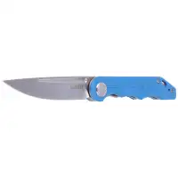 Nóż składany Kubey Mizo, Blue G10, Satin 14C28N by Tiguass (KU2101B)