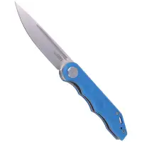 Nóż składany Kubey Mizo, Blue G10, Satin 14C28N by Tiguass (KU2101B)