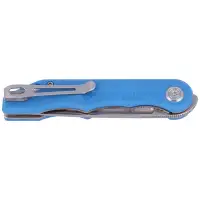 Nóż składany Kubey Mizo, Blue G10, Satin 14C28N by Tiguass (KU2101B)