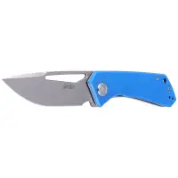 Nóż składany Kubey Thalia Blue G10, Bead Blasted D2 (KU331B)