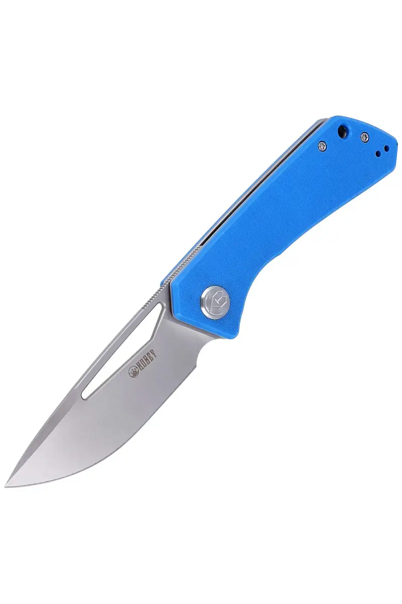Nóż składany Kubey Thalia Blue G10, Bead Blasted D2 (KU331B)