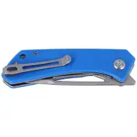 Nóż składany Kubey Thalia Blue G10, Bead Blasted D2 (KU331B)