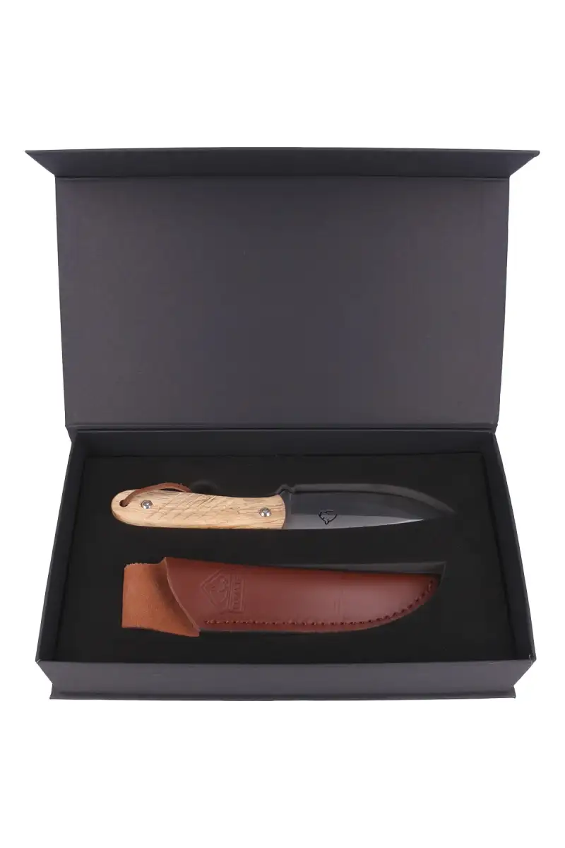 Nóż myśliwski Puma TEC Zebrano Wood, Satin (381011)