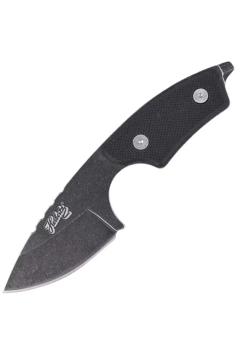 Nóż na szyję Herbertz Solingen Neck Knife Black G10, Black Stonewashed AISI 420 (55041)
