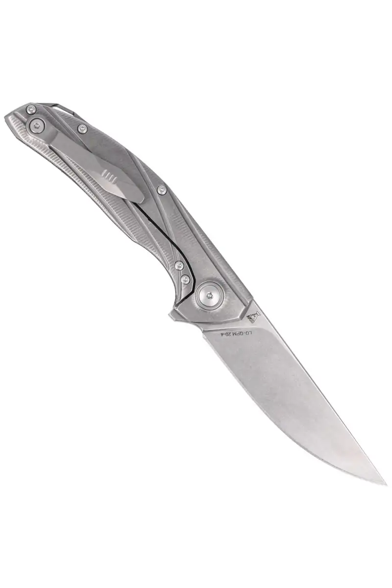 Nóż składany Viper Orso 2 Green Canvas Micarta, Stonewashed Lohmann LO-QPM20-4 by Jens Ansø (V5998CG)