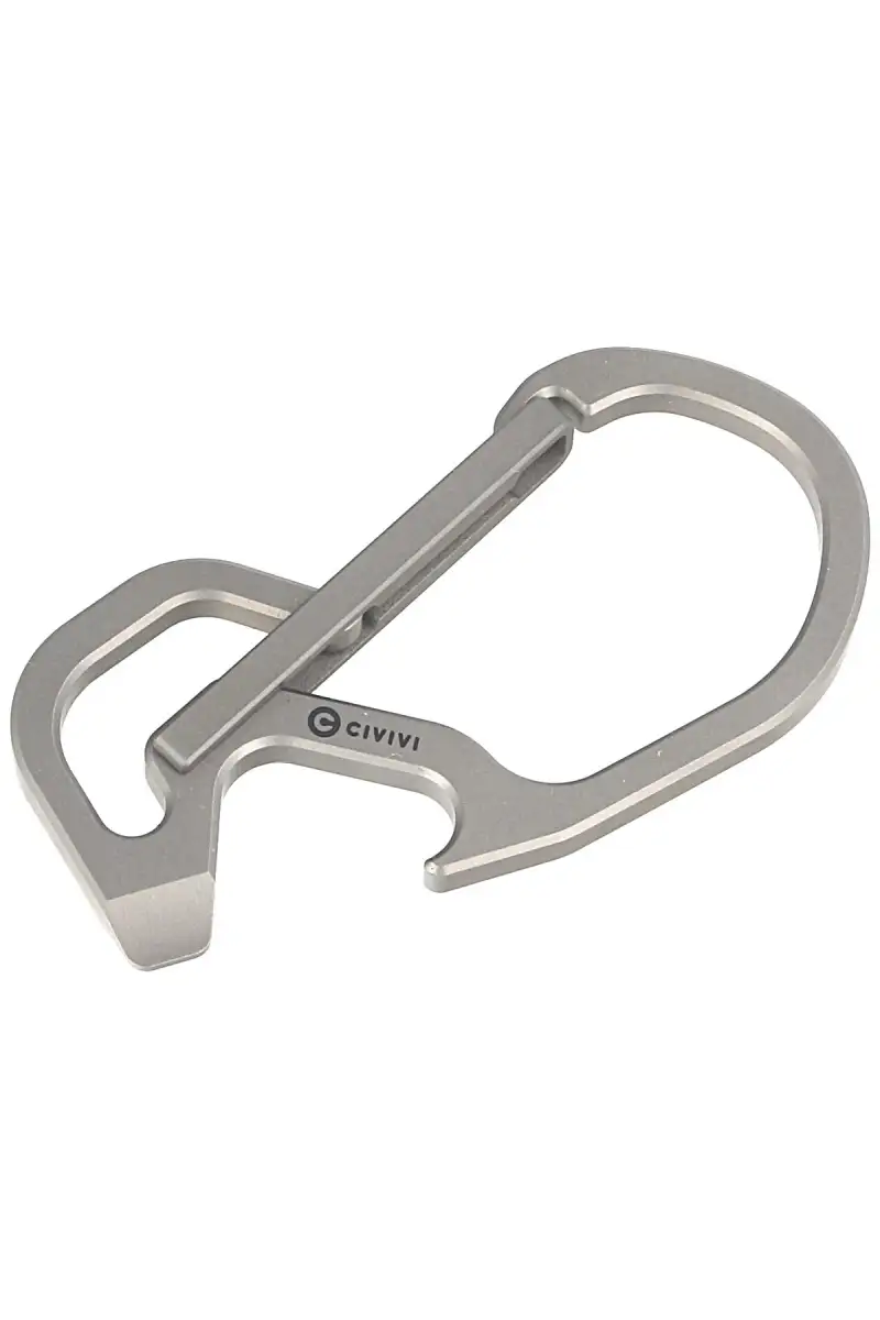 Karabińczyk CIVIVI Click Carabiner Keychain Multi-Tool, Gray Titanium (CA-01A)