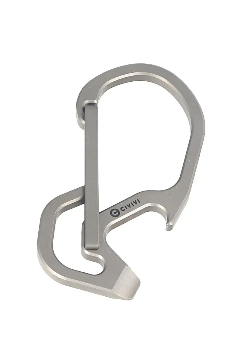 Karabińczyk CIVIVI Click Carabiner Keychain Multi-Tool, Gray Titanium (CA-01A)