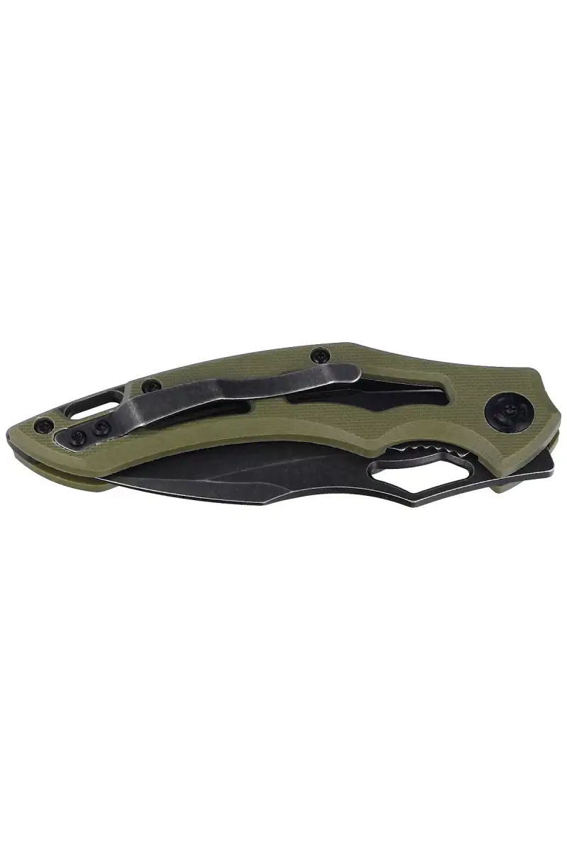 Nóż składany FoxEdge Sparrow OD Green G10, Stone Washed PVD by Denis Simonutti (FE-033)