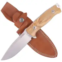 Nóż LionSteel G10 M5 Olive Wood, Satin Blade Sleipner (M5 UL)
