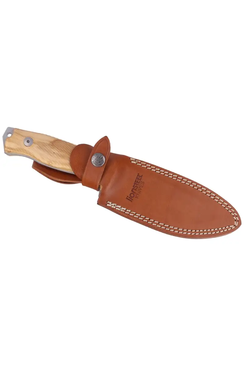 Nóż LionSteel G10 M5 Olive Wood, Satin Blade Sleipner (M5 UL)