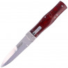 Nóż sprężynowy Mikov Predator Red Raffir, Mirror N690 (241-BRa-1/KP Red)