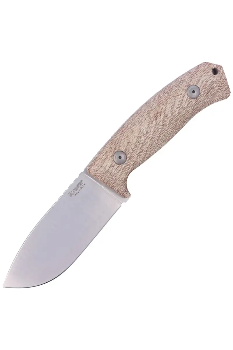 Nóż LionSteel M3 Natural Canvas Micarta, Satin Niolox by Michele Pensato (M3 CVN)