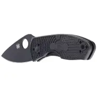 Nóż składany Spyderco Ambitious Black FRN, Black Blade 8Cr13MoV (C148PBBK)