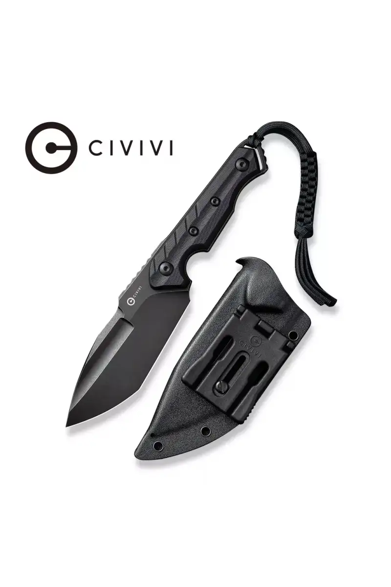 Nóż Civivi Maxwell Black G10, Black Stonewashed D2 by Maciej Torbé (C21040-1)