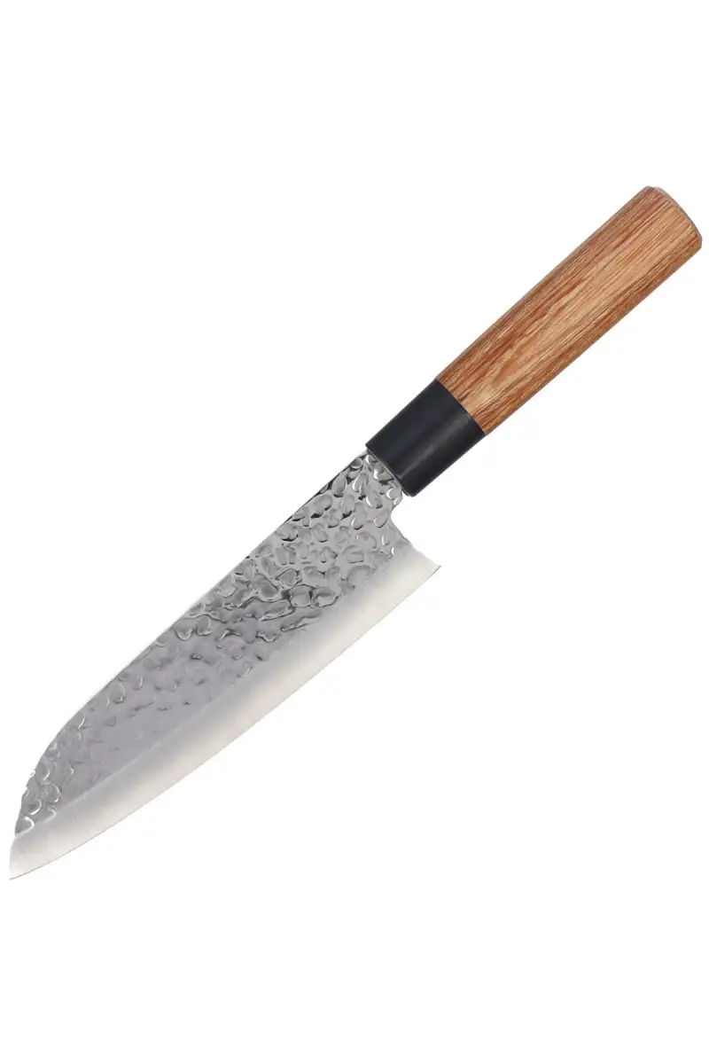 Nóż Tsubazo Santoku Pakka Wood, Tsuchime Daido 1K6 (340218)
