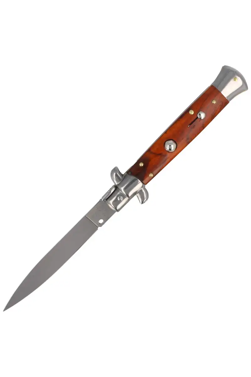 Nóż sprężynowy Frank Beltrame Stiletto Cocobolo Wood 23cm (FB 23/83)