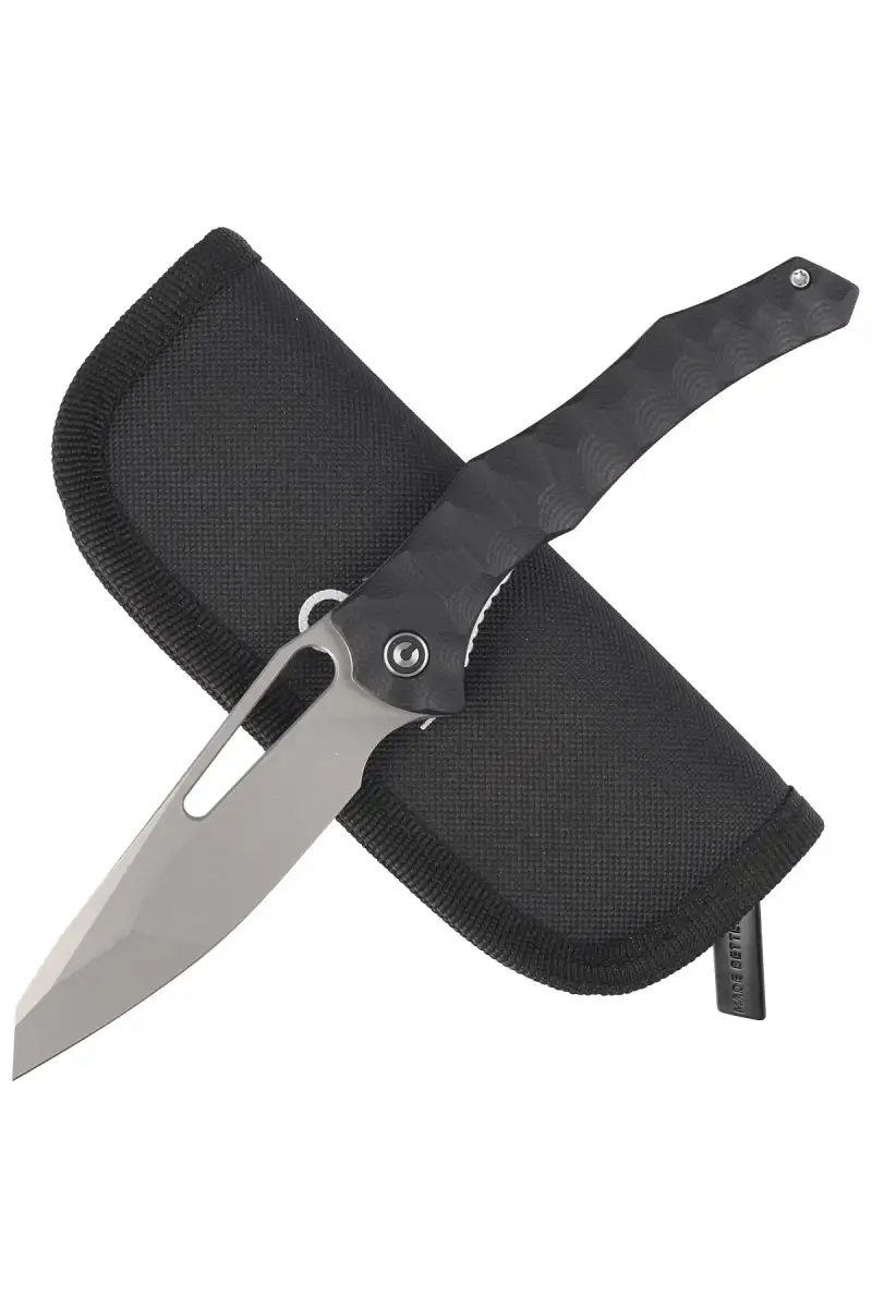 Nóż składany CIVIVI Spiny Dogfish Black G10, Stonewashed 14C28N by Gavko Knives (C22006-1)