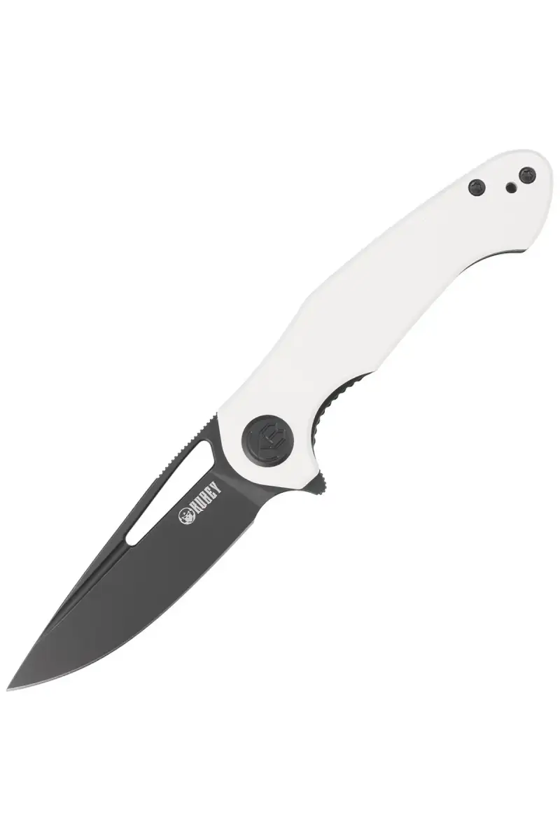Nóż składany Kubey Dugu Ivory G10, Black Stonewashed 14C28N (KU210G)