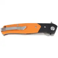 Nóż składany Bestech Swordfish Black / Orange G10, Satin D2 (BG03C)