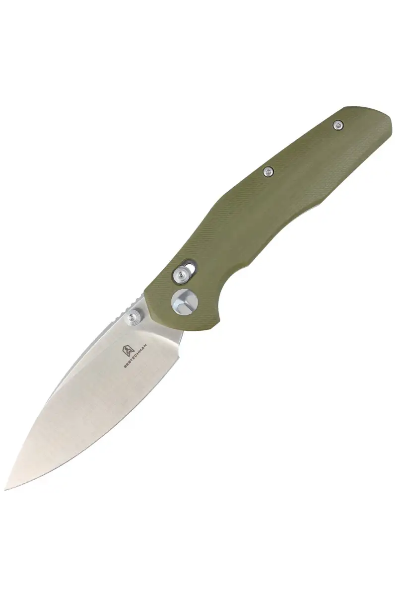 Nóż składany Bestechman Ronan OD Green G10, Satin 14C28N (BMK02B)