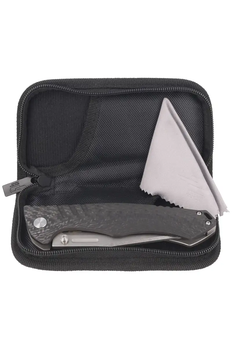 Nóż składany Bestech Keen II Black Titanium/Carbon Fiber, Stonewashed/Satin CPM S35VN by Koens Craft (BT2301A)