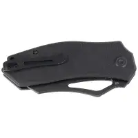 Nóż składany Kubey Knife Ceyx Black G10, Black Stonewashed D2 (KU335D)