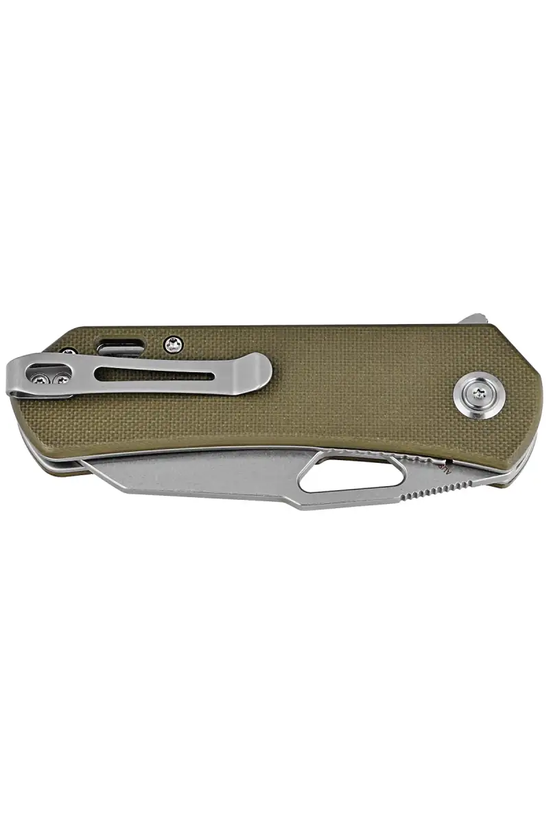 Nóż składany Kubey Knife Duroc Dark Green G10, Bead Blasted AUS-10 by Colin Maisonpierre (KU332G)