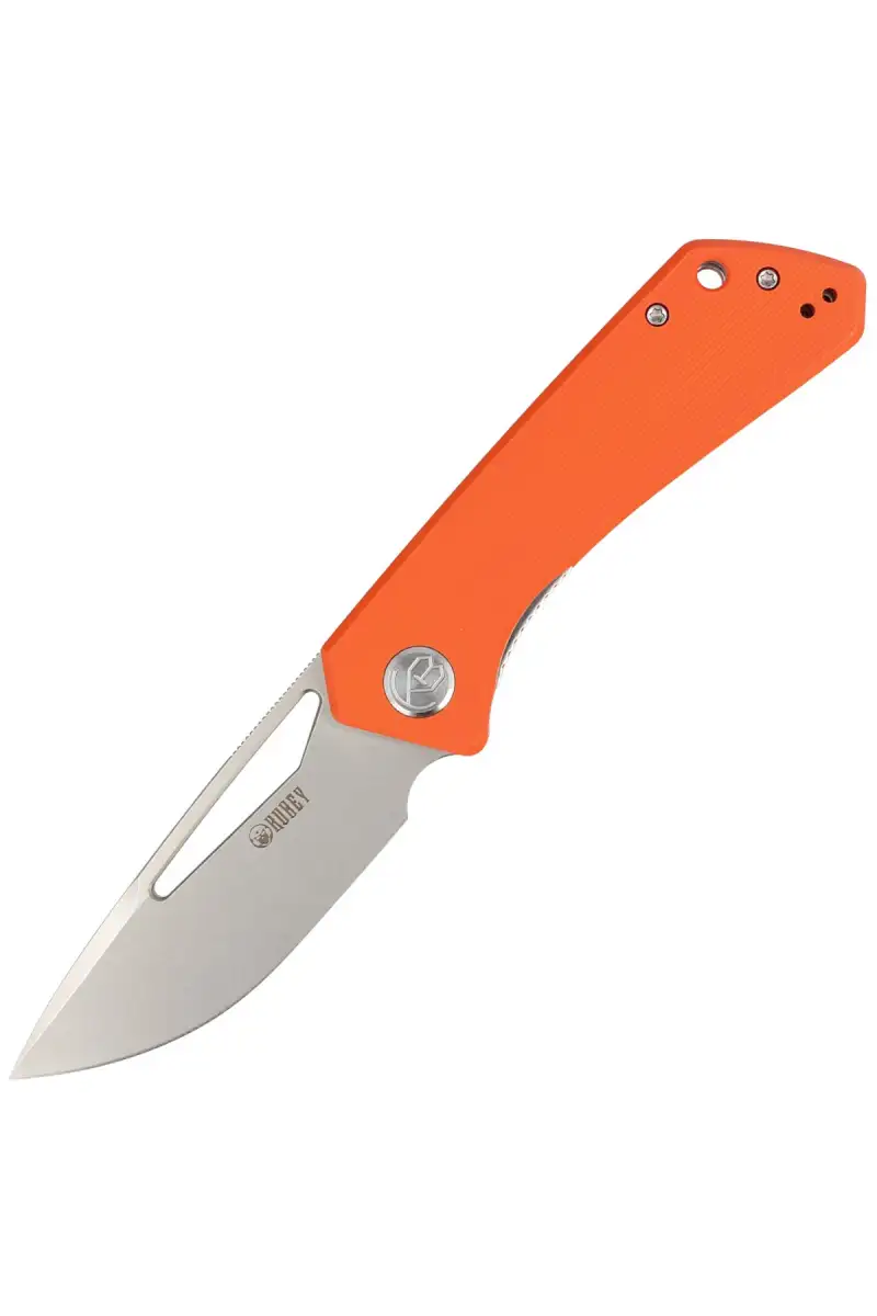 Nóż składany Kubey Knife Thalia Orange G10, Bead Blasted D2 (KU331H)