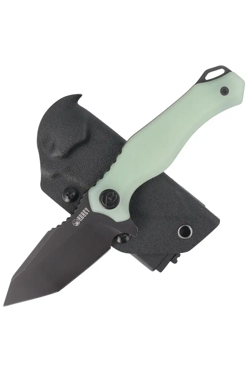 Nóż Kubey Knife Golf Jade G10, Blackwashed AUS-10 (KU230D)