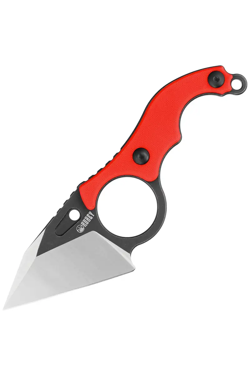 Nóż Kubey Knife Hippocam Red G10, Two Tone D2 (KU166D)
