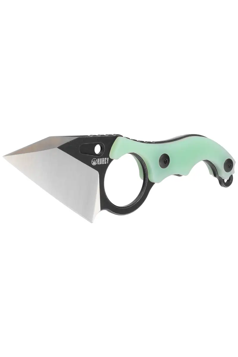 Nóż Kubey Knife Hippocam Jade G10, Two Tone D2 (KU166B)