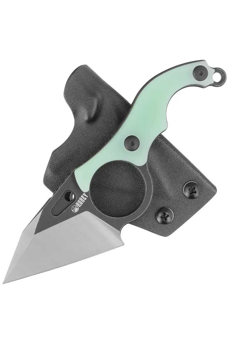 Nóż Kubey Knife Hippocam Jade G10, Two Tone D2 (KU166B)