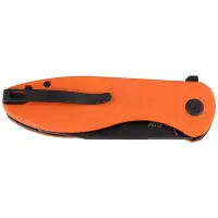 Nóż składany Kubey Knife Master Chief Orange G10, Blackwashed AUS-10 by Keanu Alfaro (KU358E)