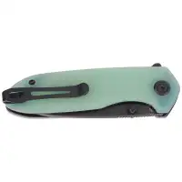Nóż składany Kubey Knife Belus Jade G10, Blackwashed AUS-10, Black (KU342B)