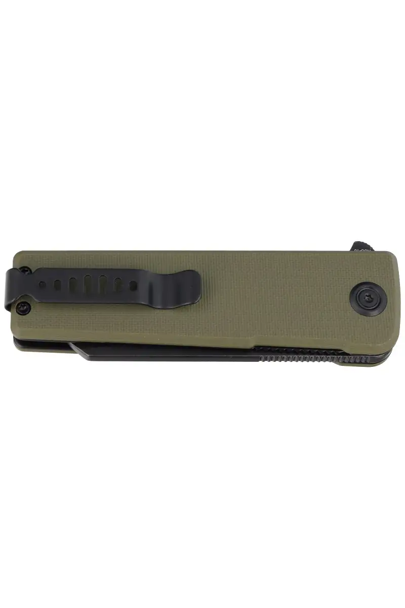 Nóż składany Kubey Knife Sailor Green G10, Blackwashed AUS-10 by Sekira Sochi (KU317C)