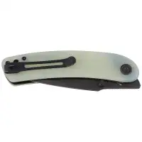 Nóż składany Kubey Momentum Jade G10, Dark Stonewashed AUS-10 by Sherif Manganas (KU344J)