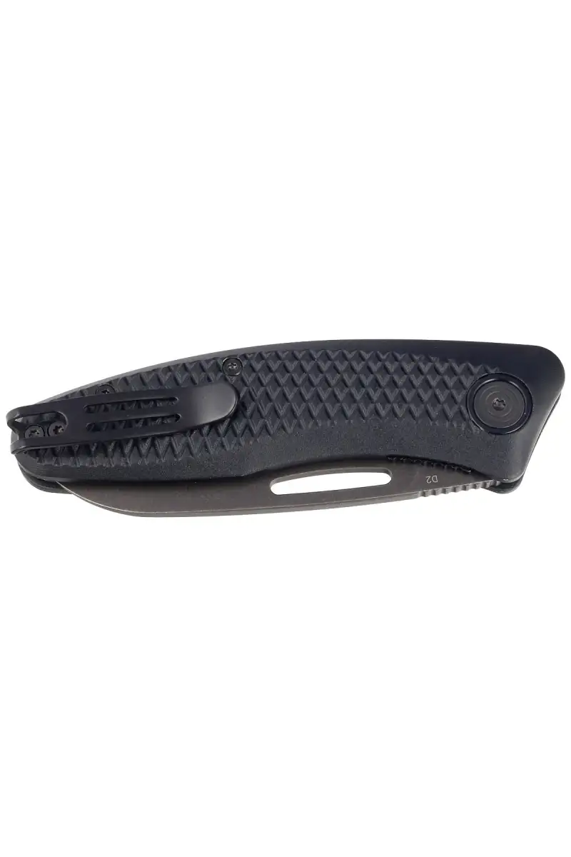 Nóż składany BlackFox Feresa BlackAluminium, Black Stone Washed D2 by Grigorii Matveev (BF-762 BB)