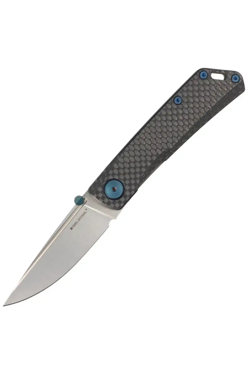 Nóż składany Real Steel Luna Boost Black Carbon Fiber/Titanium, Satin N690 by Poltergeist Works (7076)