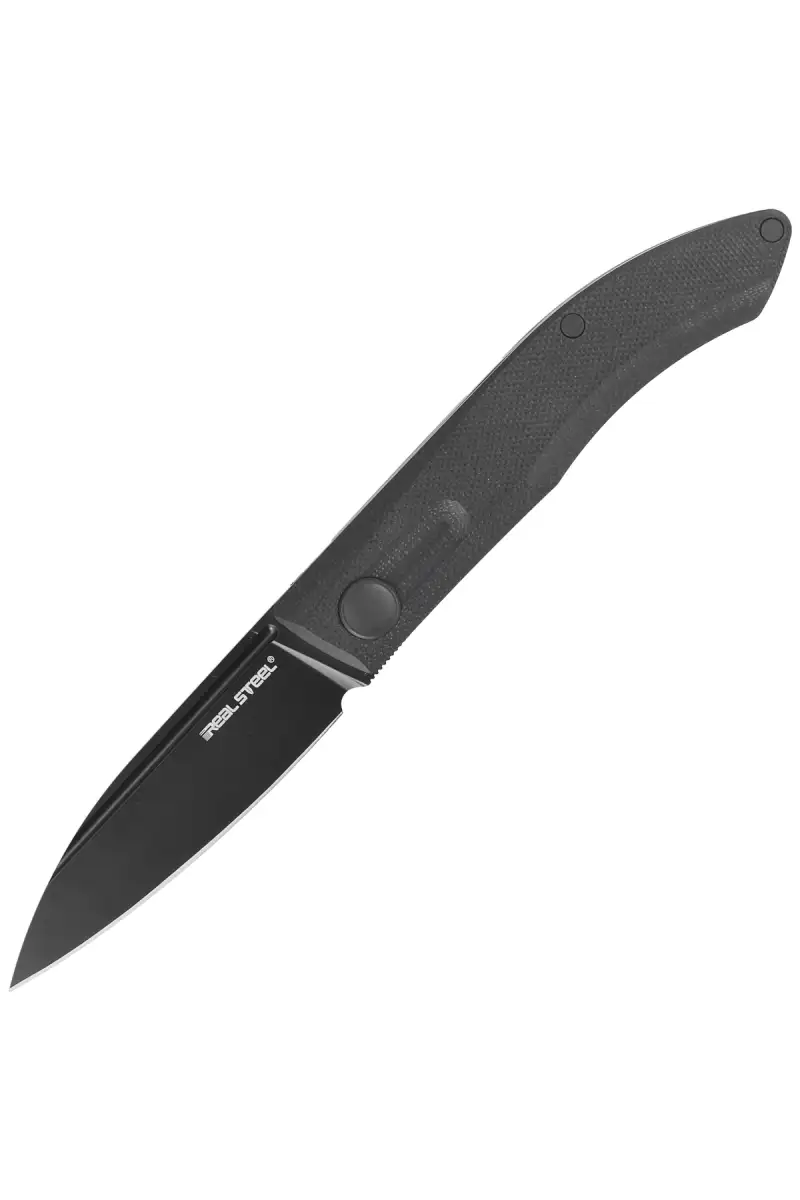 Nóż składany Real Steel Stella Black G10, Blackwash VG-10 by Poltergeist Works (7051B)