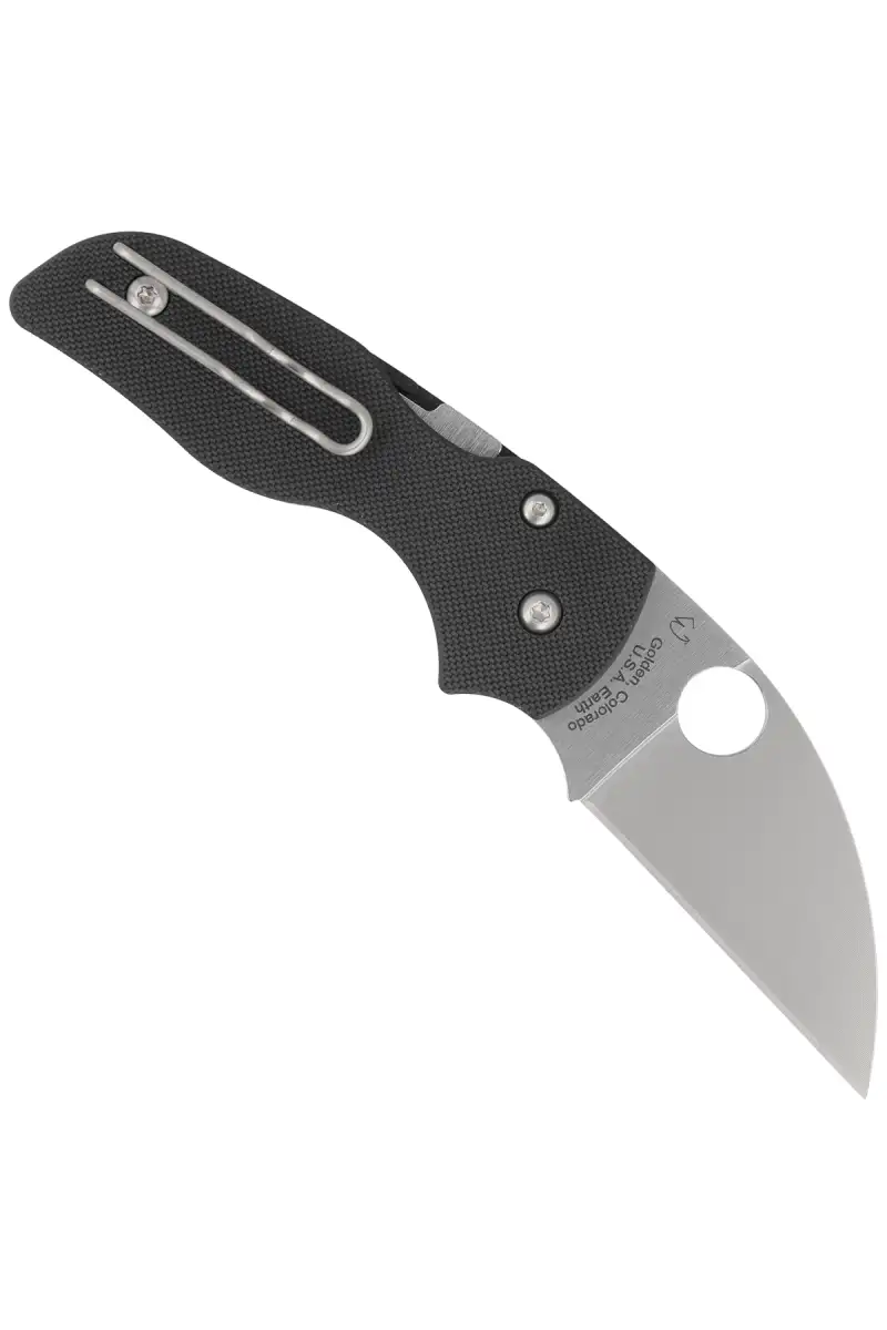 Nóż składany Spyderco Lil' Native Wharncliffe Black G10, Satin CPM S30V (C230GPWC)