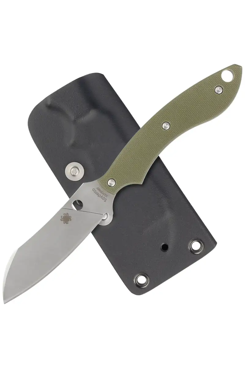 Nóż Spyderco Stok Drop Point Olive Drab G10, Satin 8Cr13MoV by Sjoerd Stok (FB50GOD)