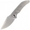 Nóż składany WE Knife Riff-Raff Polished Bead Blasted Titanium, Polished Bead Blasted CPM 20CV by Matthew Christensen (WE22020B-