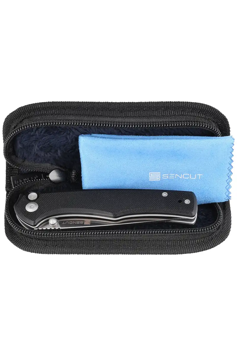 Nóż składany Sencut Crowley Black G10, Satin D2 (S21012-4)