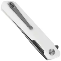 Nóż składany Bestechman Dundee White G10, Grey Titanized / Satin D2 by Ostap Hel (BMK01G)