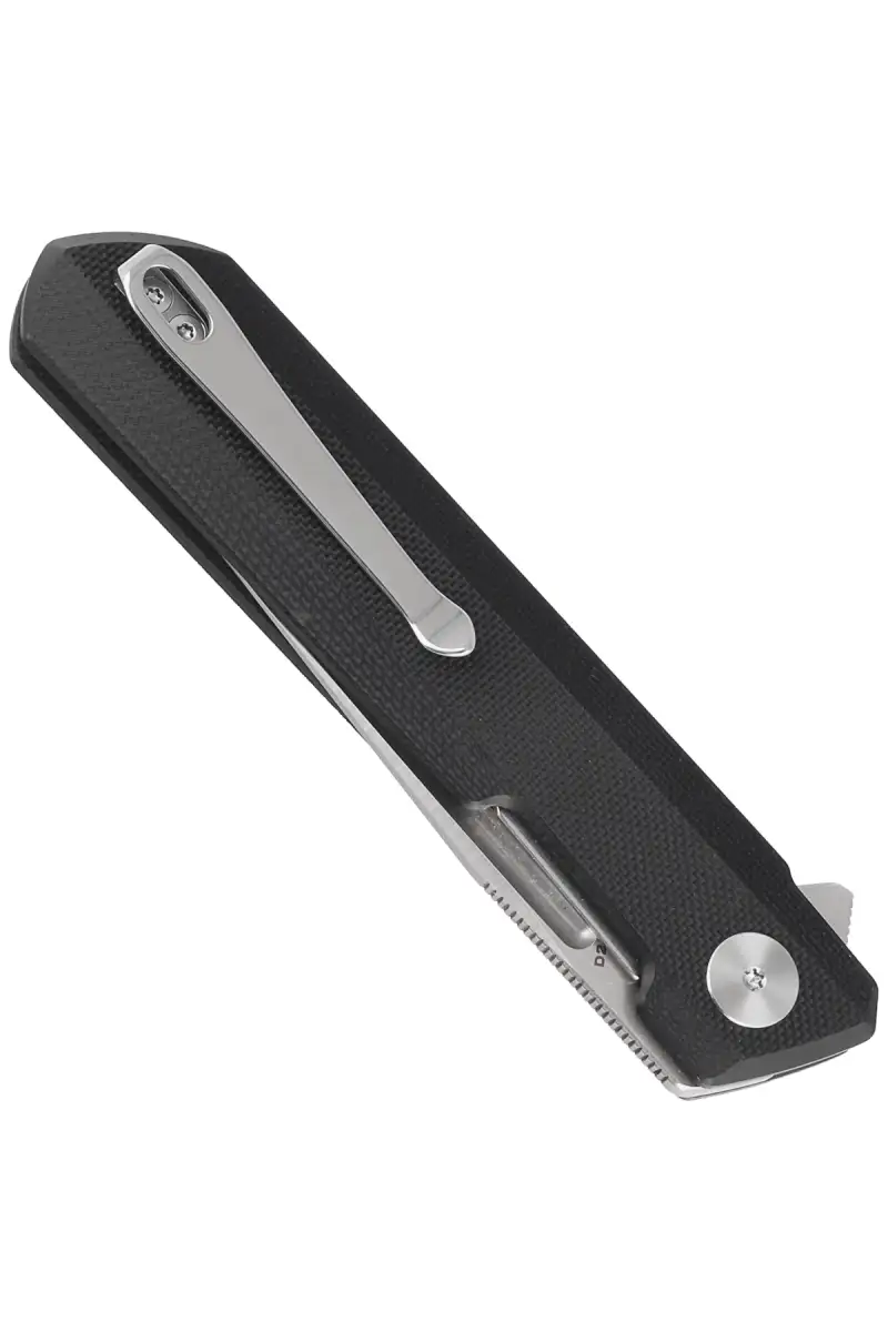 Nóż składany Bestechman Dundee Black G10, Stonewash / Satin D2 by Ostap Hel (BMK01A)