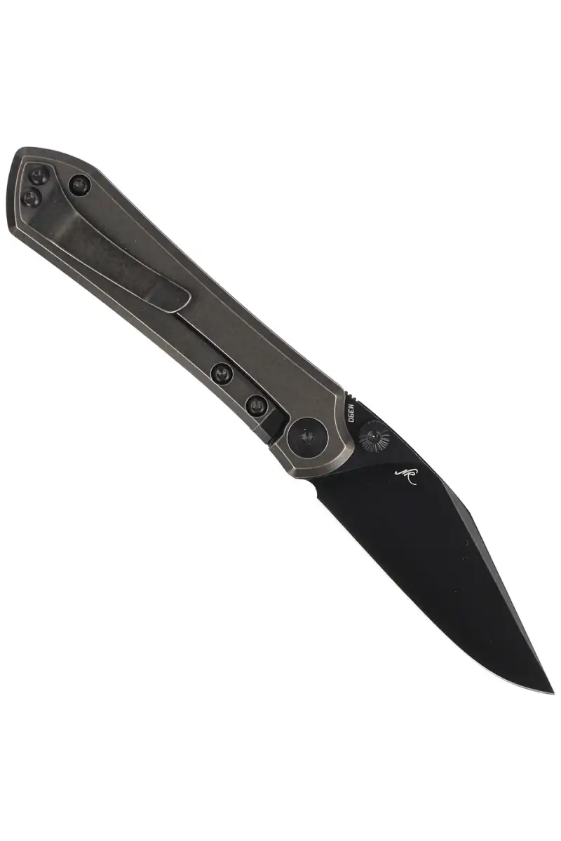 Nóż składany Bestech Icarus Black Stonewash Titanium, Black Stonewashed M390 by Nick Rogers (BT2302B)