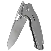 Nóż składany Bestech Nyxie Grey Titanium, Stonewashed/Satin CPM S35VN by Todd Knife and Tool (BT2209A)