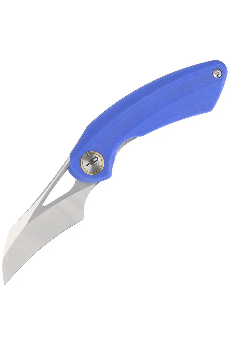 Nóż składany Bestech Bihai Blue G10, Stonewashed/Satin 14C28N by Ostap Hel (BG53D-1)